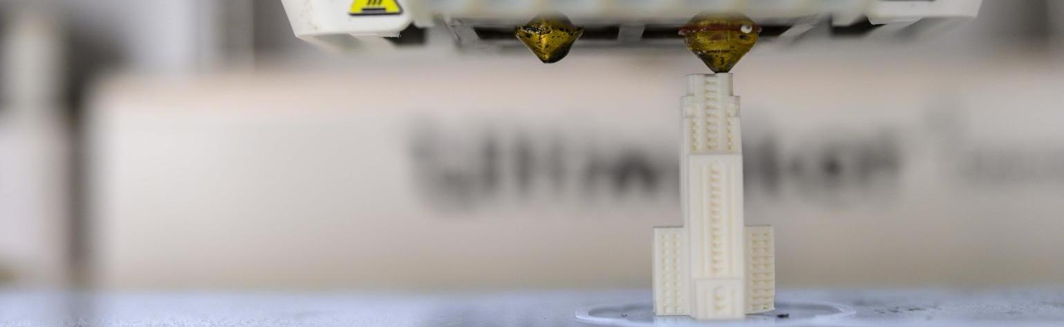 3D printing of Cathedral of Learning